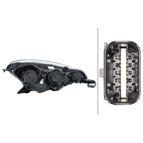 Hauptscheinwerfer Hella 1EJ 354 674-051 f&uuml;r Citro&euml;n Links