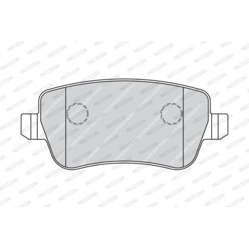 Bremsbelagsatz Scheibenbremse Ferodo FDB1798 Premier f&uuml;r Fiat Hinterachse