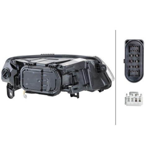 Hauptscheinwerfer Hella 1EL 009 925-511 für Audi VW Audi (faw) Links