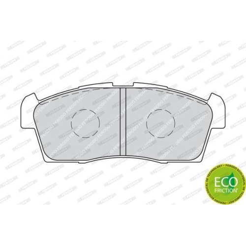 Brake Pad Set Disc Brake Ferodo FDB1812 Premier Eco Friction for Citro&euml;n Peugeot