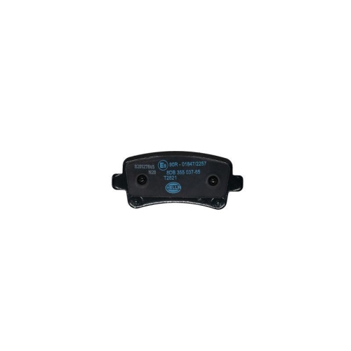 Bremsbelagsatz Scheibenbremse Hella 8DB 355 037-651 f&uuml;r Opel Saab Vauxhall Buick