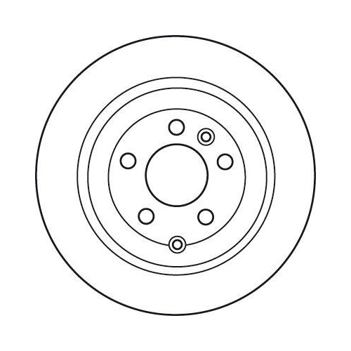 Brake Disc Trw DF6129 for Land Rover Rear Axle