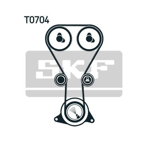 Zahnriemensatz Skf VKMA 94626 f&uuml;r Ford Mazda