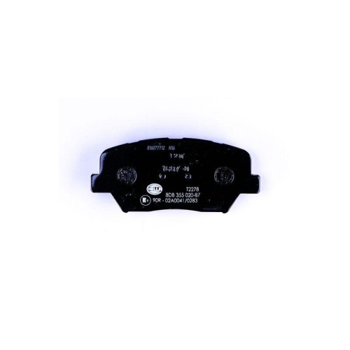 Bremsbelagsatz Scheibenbremse Hella 8DB 355 020-871 f&uuml;r Hyundai Kia Amc