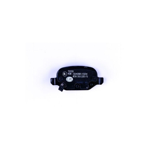 Bremsbelagsatz Scheibenbremse Hella 8DB 355 020-751 f&uuml;r Chrysler Fiat Ferrari