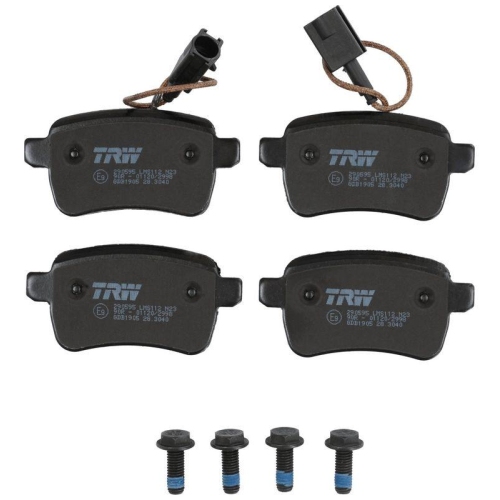 Bremsbelagsatz Scheibenbremse Trw GDB1905 Cotec f&uuml;r Alfa Romeo Fiat Hinterachse