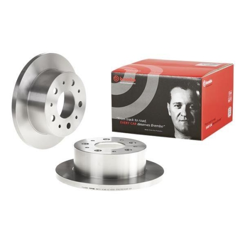 Bremsscheibe Brembo 08.8094.60 Prime Line f&uuml;r Citro&euml;n Fiat Peugeot Hinterachse