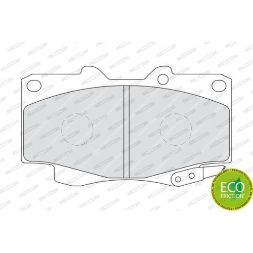 Bremsbelagsatz Scheibenbremse Ferodo FDB1852 Premier Eco Friction f&uuml;r Toyota