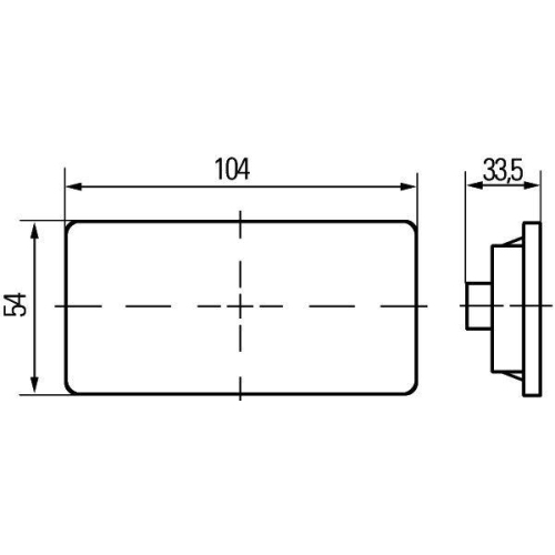 Side Marker Light Hella 2PS 007 972-017 for Daf Scania Volvo Leyland Daf Ziegler