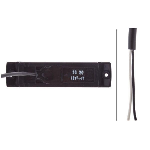 Seitenmarkierungsleuchte Hella 2PS 008 645-011 f&uuml;r Kenworth Ziegler Mci Sommer