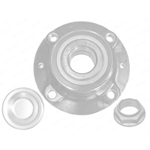 Wheel Bearing Kit Moog CI-WB-11417 for Citro&euml;n Rear Axle