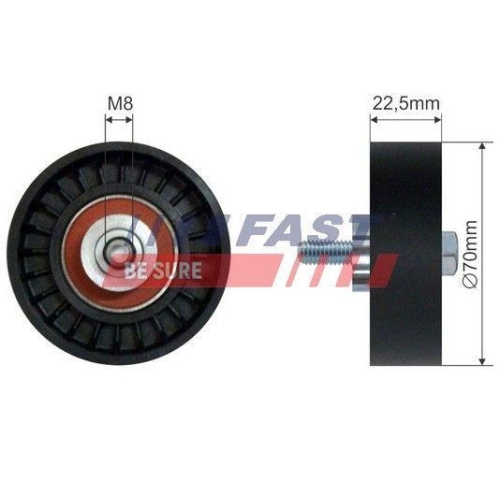 Spannrolle Zahnriemen Fast FT44550 für Iveco Fiat Alfa Romeo Renault Citroën