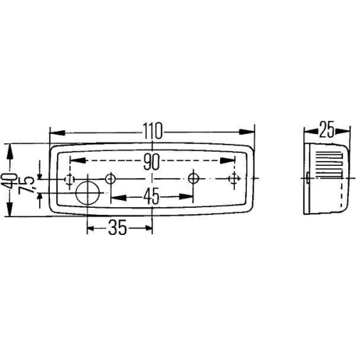 Schlussleuchte Hella 2SA 006 717-007 f&uuml;r Daf Fruehauf Iveco Scania Liebherr