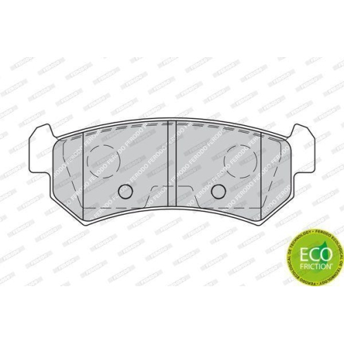 Bremsbelagsatz Scheibenbremse Ferodo FDB1889 Premier Eco Friction f&uuml;r Chevrolet