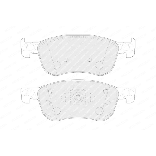 Bremsbelagsatz Scheibenbremse Ferodo FDB4816 Premier Eco Friction f&uuml;r Ford