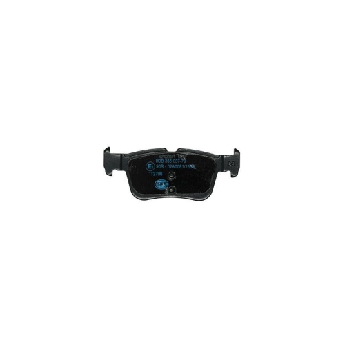 Bremsbelagsatz Scheibenbremse Hella 8DB 355 037-791 f&uuml;r Ford Amc Hinterachse