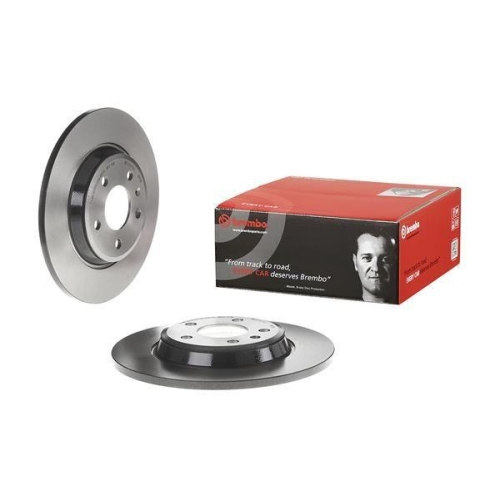 2X Brembo Bremsscheibe Prime Line - Uv Coated f&uuml;r Audi Audi (faw)