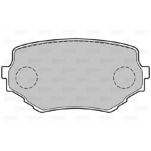 Bremsbelagsatz Scheibenbremse Valeo 301534 First für Suzuki Santana Vorderachse