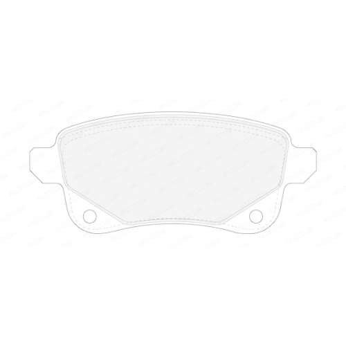 Bremsbelagsatz Scheibenbremse Ferodo FDB4435 Premier Eco Friction für Renault