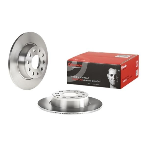 2X Brembo Bremsscheibe Prime Line f&uuml;r Audi Seat Skoda VW Audi (faw)