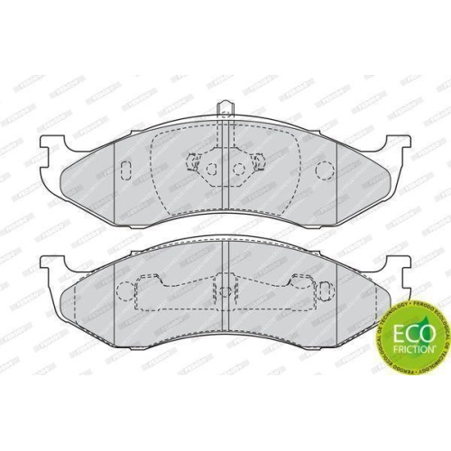 Brake Pad Set Disc Brake Ferodo FDB1267 Premier Eco Friction for Chrysler Kia