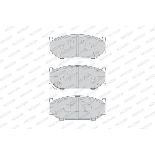 Bremsbelagsatz Scheibenbremse Ferodo FDB4705 Premier Eco Friction f&uuml;r Suzuki