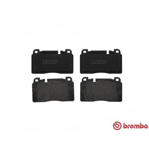 Bremsbelagsatz Scheibenbremse Brembo P85122 Prime Line f&uuml;r Audi Porsche Seat VW