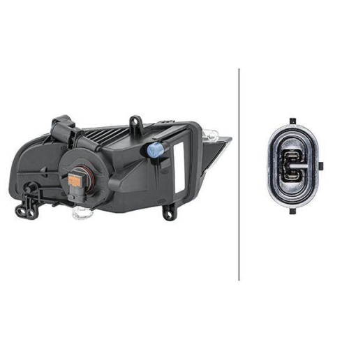 Nebelscheinwerfer Hella 1NE 010 832-371 f&uuml;r Audi Links