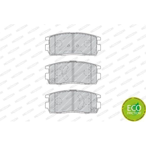 Bremsbelagsatz Scheibenbremse Ferodo FDB1935 Premier Eco Friction f&uuml;r Opel