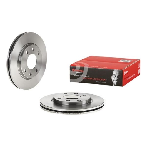 2X Brembo Bremsscheibe Vorderachse Prime Line f&uuml;r Citro&euml;n Peugeot Mega