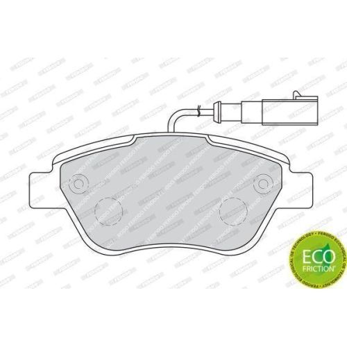 Bremsbelagsatz Scheibenbremse Ferodo FDB1946 Premier Eco Friction f&uuml;r Alfa Romeo