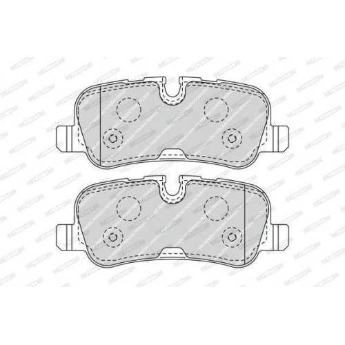 Bremsbelagsatz Scheibenbremse Ferodo FDB4105 Premier f&uuml;r Land Rover Hinterachse