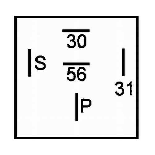 Relais Scheinwerferreinigung Hella 5WD 003 547-071 f&uuml;r Iveco Man Heuliez Vdl