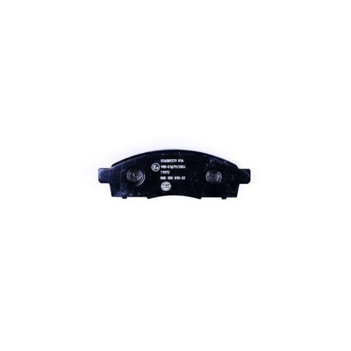 Bremsbelagsatz Scheibenbremse Hella 8DB 355 015-321 f&uuml;r Mitsubishi Nissan