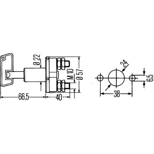 Hauptschalter Batterie Hella 6EK 002 843-001 für Audi Bmw Daf Iveco Scania Volvo