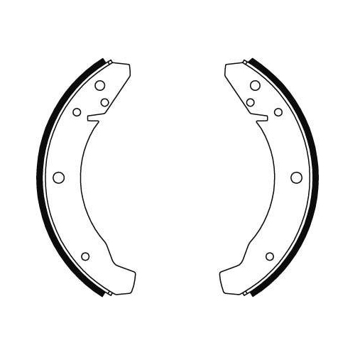 Brake Shoe Set Trw GS8025 for Seat Skoda VW Audi Porsche Front Axle Rear Axle