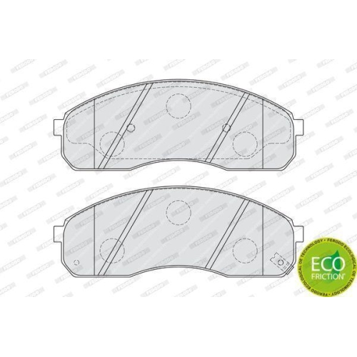 Bremsbelagsatz Scheibenbremse Ferodo FDB1990 Premier Eco Friction f&uuml;r Kia