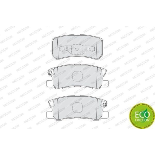 Bremsbelagsatz Scheibenbremse Ferodo FDB1992 Premier Eco Friction für Chrysler