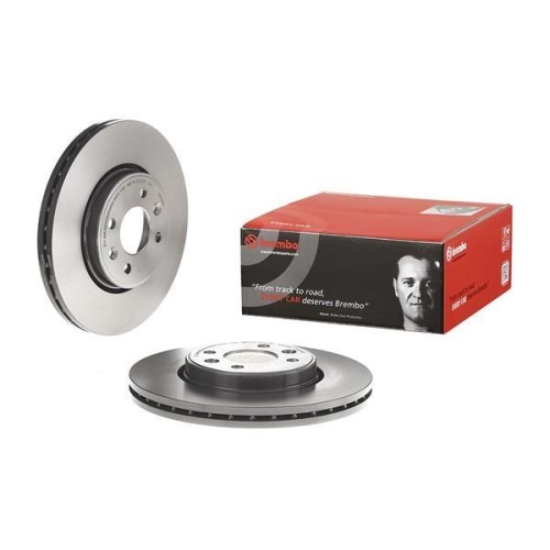 Bremsscheibe Brembo 09.8137.21 Prime Line - Uv Coated f&uuml;r Renault Dacia