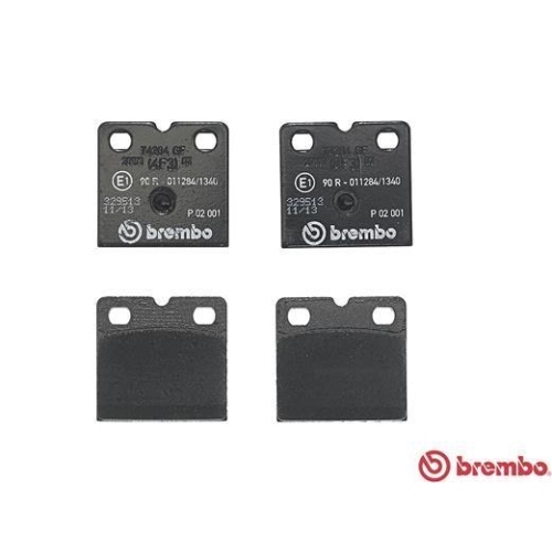Bremsbelagsatz Scheibenfeststellbremse Brembo P02001 Prime Line f&uuml;r Audi Honda