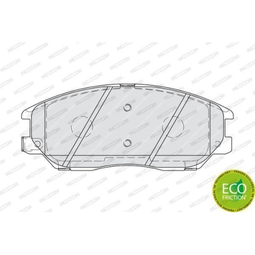 Bremsbelagsatz Scheibenbremse Ferodo FDB1999 Premier Eco Friction f&uuml;r Ssangyong