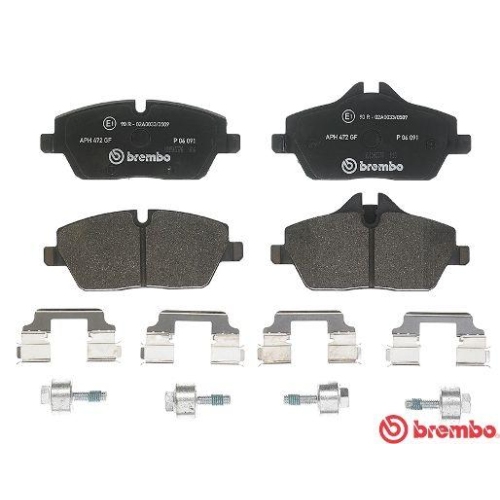 Bremsbelagsatz Scheibenbremse Brembo P06091 Prime Line f&uuml;r Bmw Vorderachse
