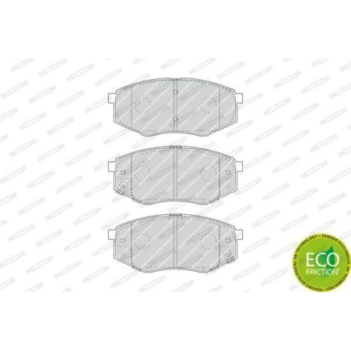 Bremsbelagsatz Scheibenbremse Ferodo FDB4447 Premier Eco Friction f&uuml;r Hyundai