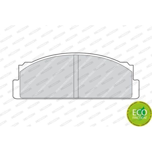 Brake Pad Set Disc Brake Ferodo FDB29 Premier Eco Friction for Fiat Seat Talbot