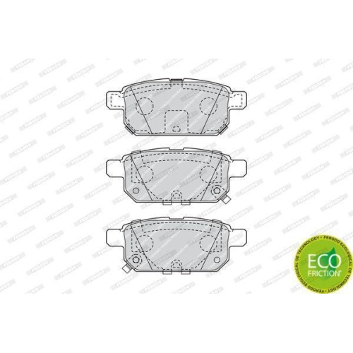 Bremsbelagsatz Scheibenbremse Ferodo FDB4430 Premier Eco Friction f&uuml;r Suzuki