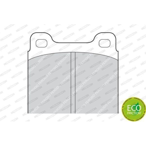 Bremsbelagsatz Scheibenbremse Ferodo FDB2M Premier Eco Friction für Alfa Romeo