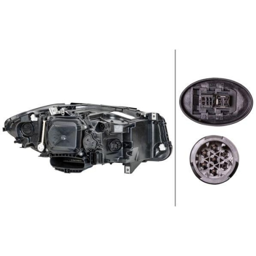 Headlight Hella 1LL 011 087-731 for Bmw