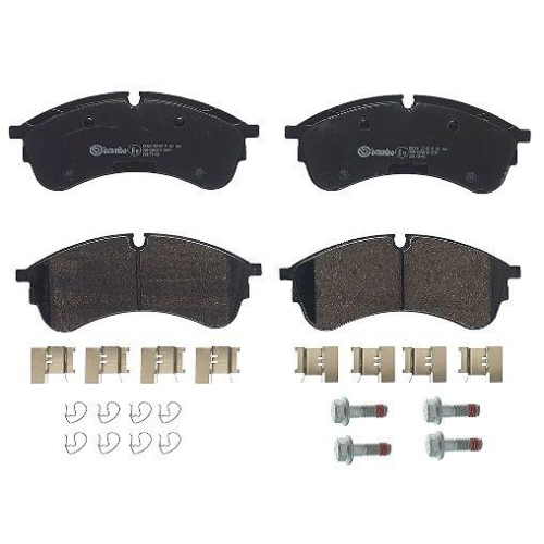 Bremsbelagsatz Scheibenbremse Brembo P85168 Prime Line f&uuml;r Man VW Vorderachse