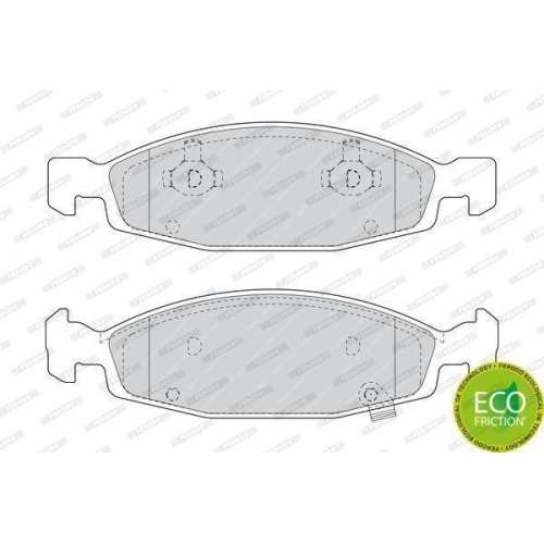 Bremsbelagsatz Scheibenbremse Ferodo FDB1523 Premier Eco Friction f&uuml;r Jeep