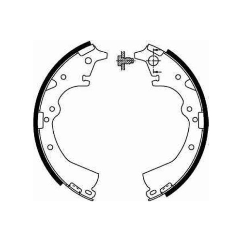 Bremsbackensatz Trw GS8184 f&uuml;r Toyota Hinterachse